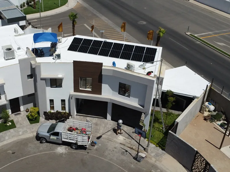 Instalación de paneles solares residenciales en Mexicali - caso de éxito I-Vert Energy